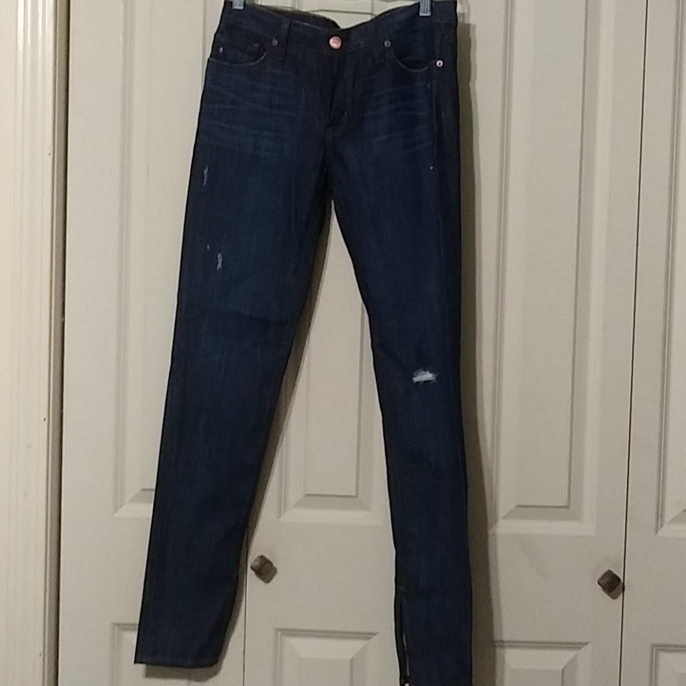 A.N.D.  A New Denim Brand DISTRESSED Ciggie jeans